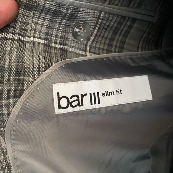 Gray Plaid Sport Coat - Picture 2 of 2